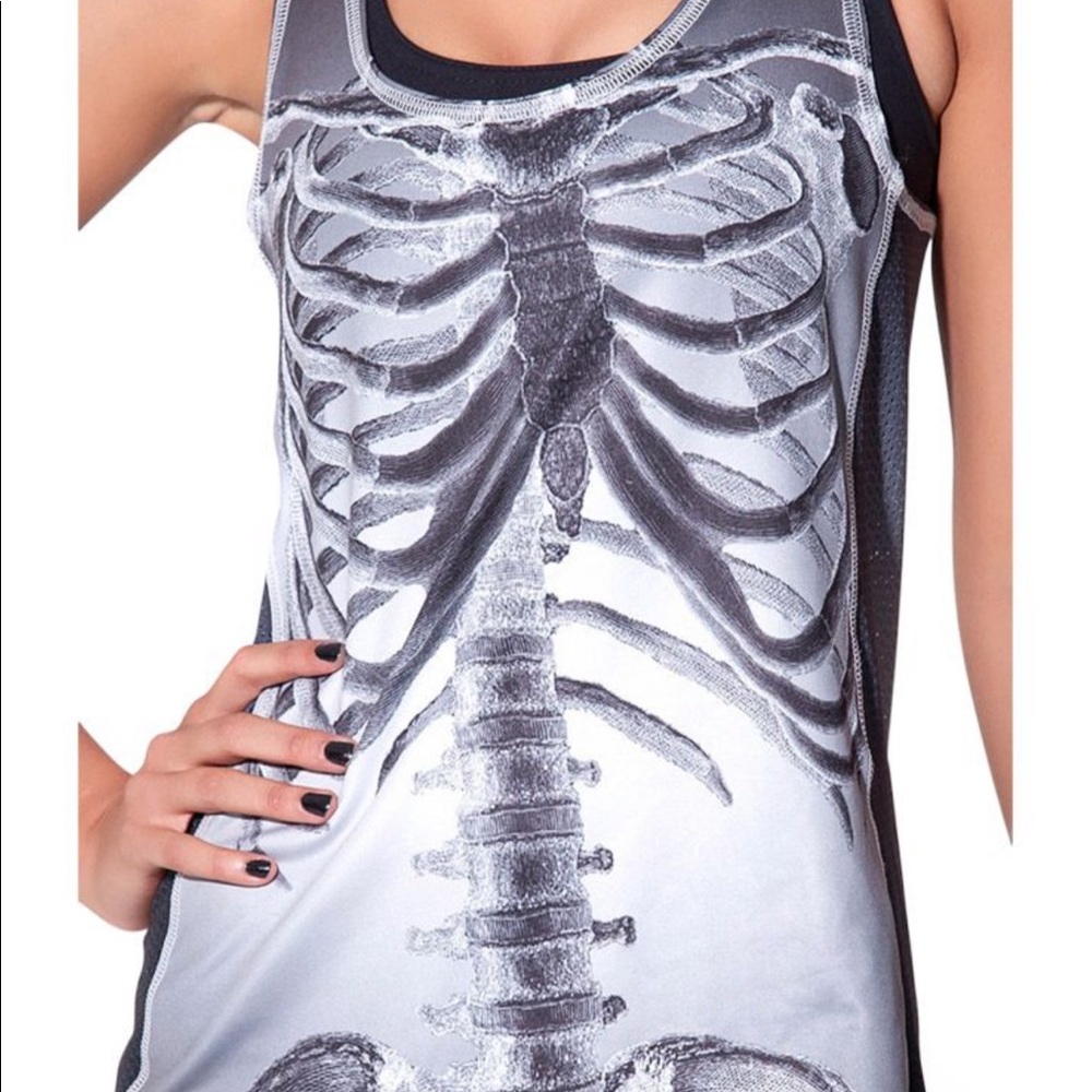 Ribs Knock Out Top Black Milk Clothing Medium